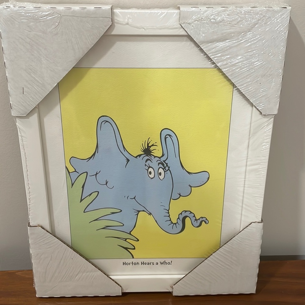 Seuss Prints “Horton Hears a Who” Limited Edition w/Artwork Certificate - NEW